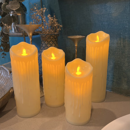 LED Como Pillar Candles