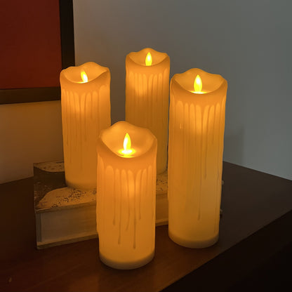 LED Como Pillar Candles