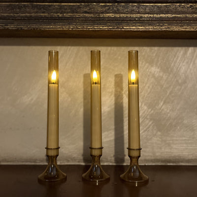 Yoro LED Candles Set of 6 with Stand and Remote