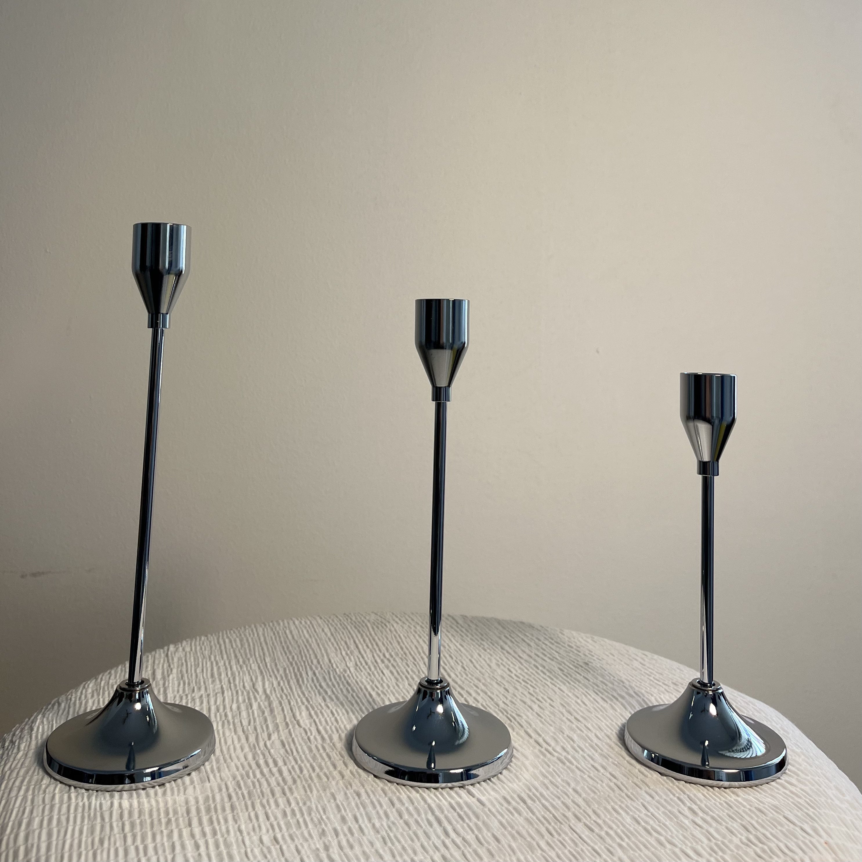 Metal Candle Holder Set of 3