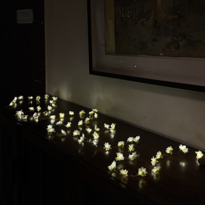 Flower Creeper with Fairy Lights (Battery Operated) - 42inch length