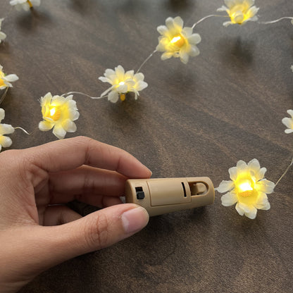 Flower Creeper with Fairy Lights (Battery Operated) - 42inch length