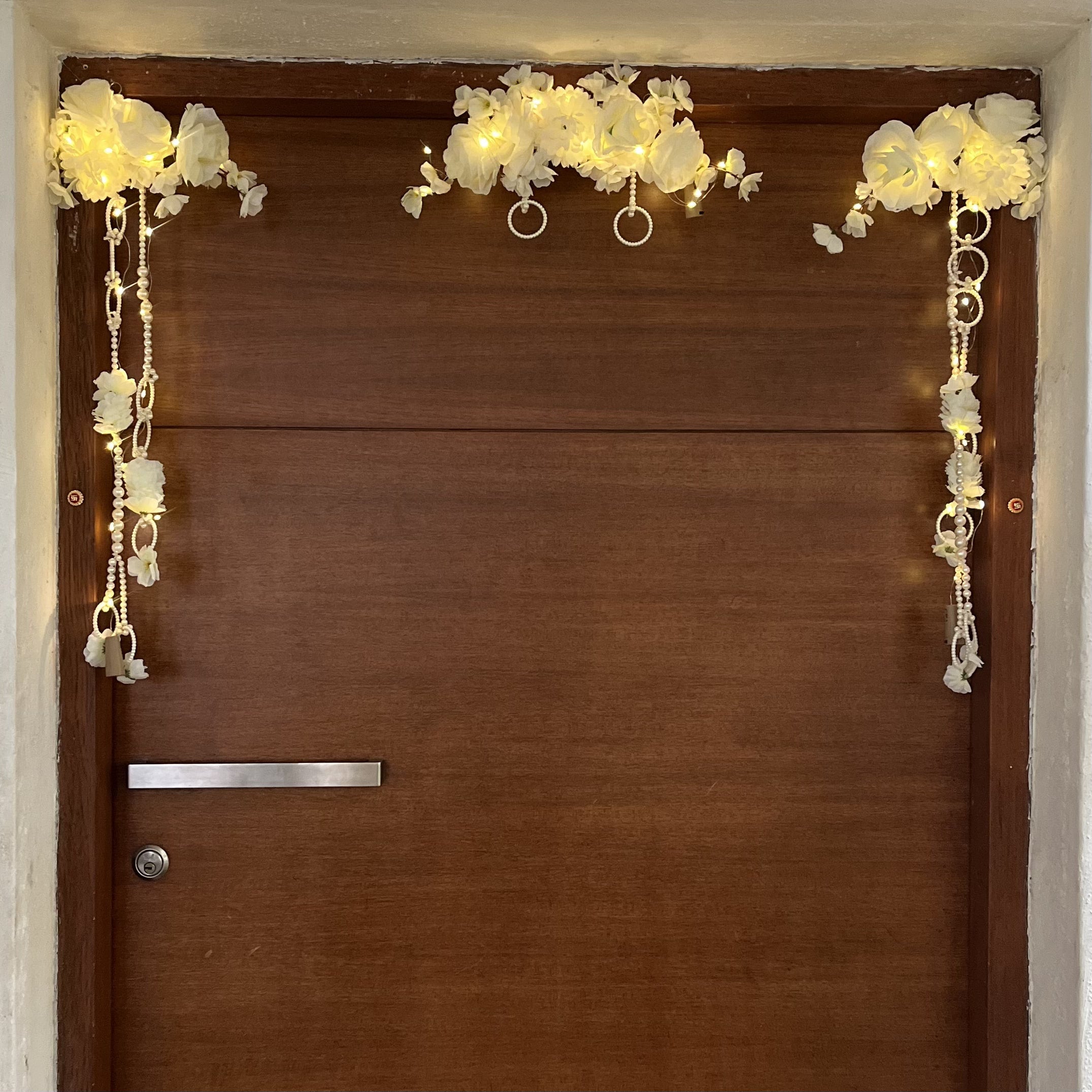 Pearl Toran with Fairy Lights
