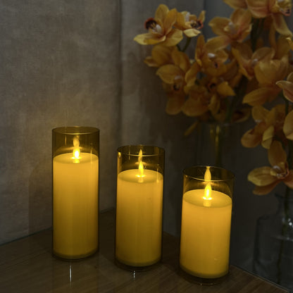 Auro Acrylic Glass LED Candle