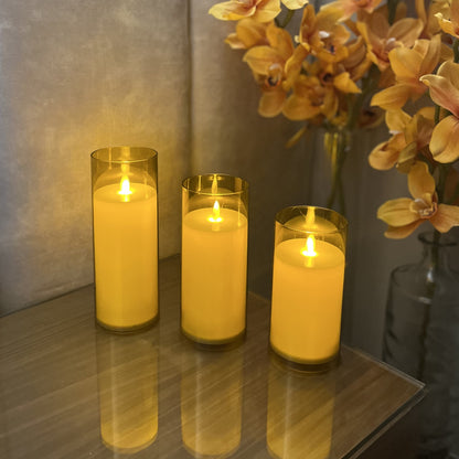 Auro Acrylic Glass LED Candle