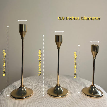 Metal Candle Holder Set of 3