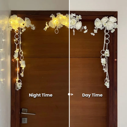 Pearl Toran with Fairy Lights