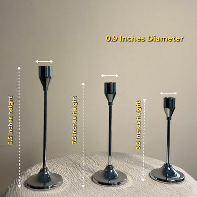 Metal Candle Holder Set of 3