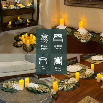 Inaya Monstera Candle Set