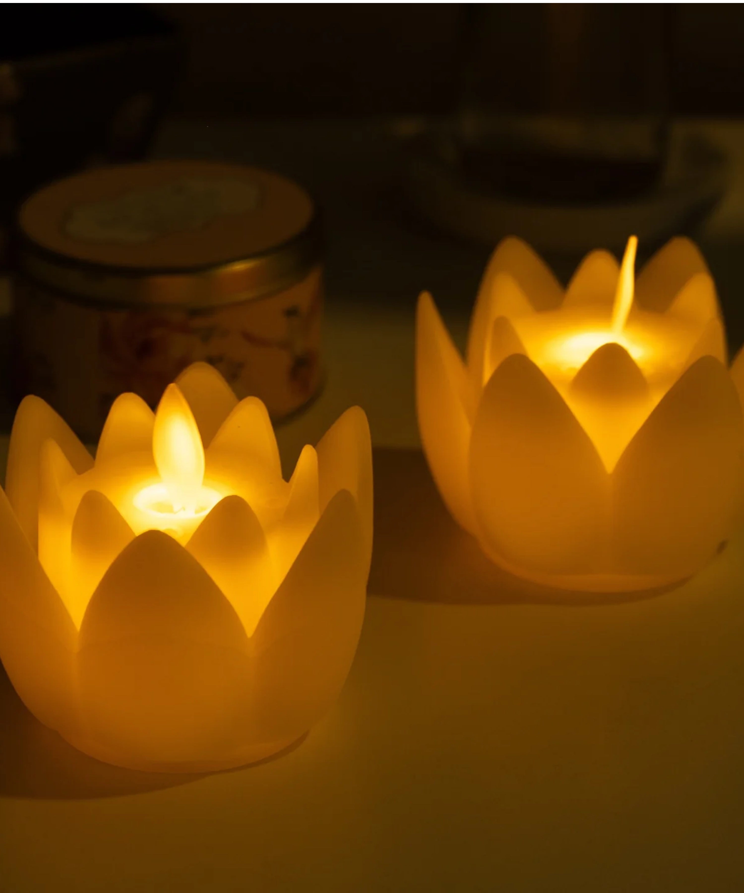 Wax Coated LED Candle Set of 3 | Realistic Battery Operated