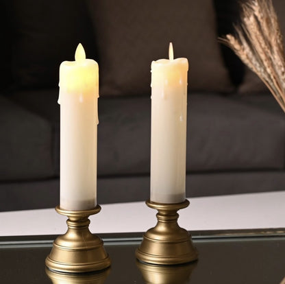 LED Pillar Candles With Stand