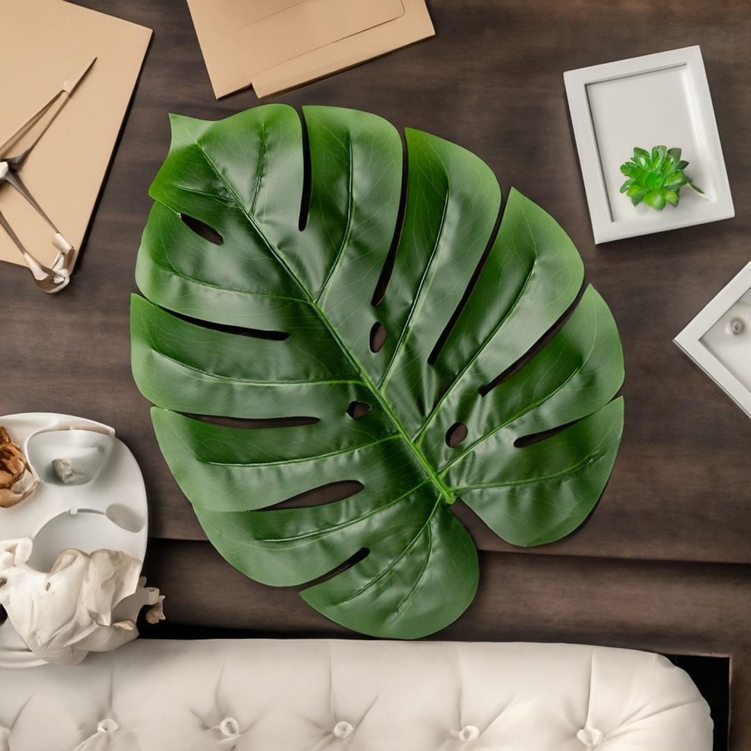 Monstera Leaf Mats - Floral Art by Nandini (A unit of R S creations and designs)