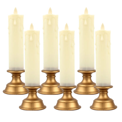 LED Pillar Candles With Stand