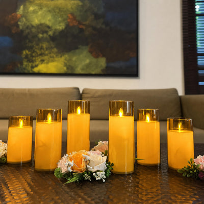 Auro Acrylic Glass LED Candle
