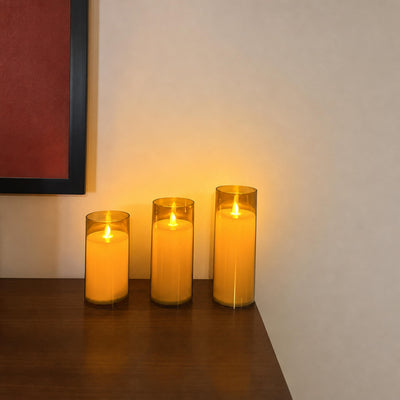 Auro Acrylic Glass LED Candle