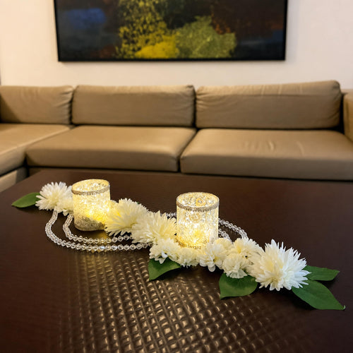 Crystal Floral Runner