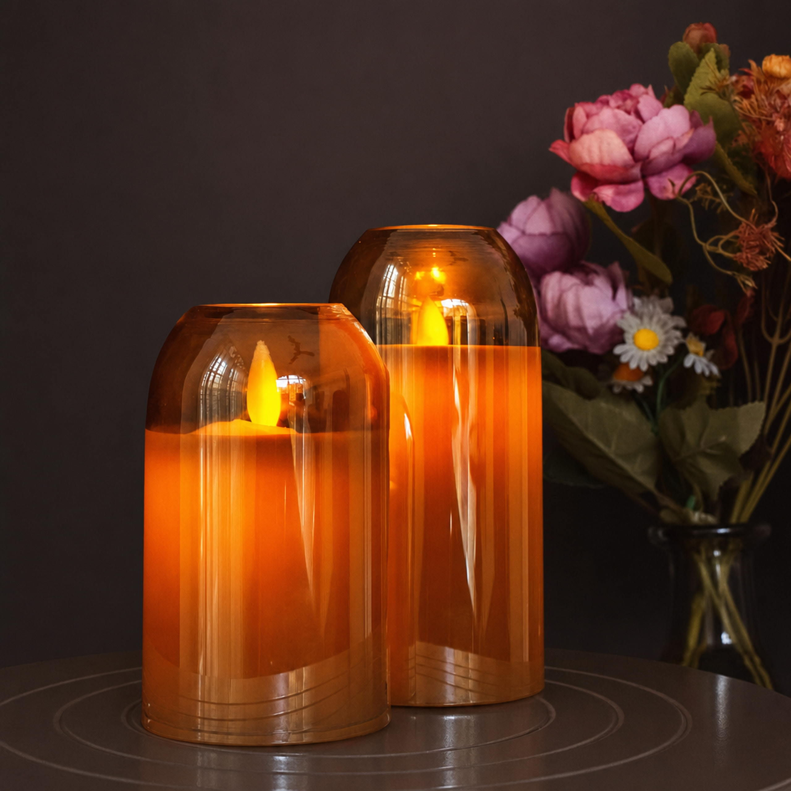 Dome Glass LED Candle