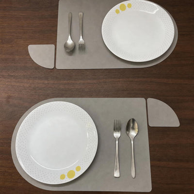 Double Sided Leather Table Mat & Coaster Set