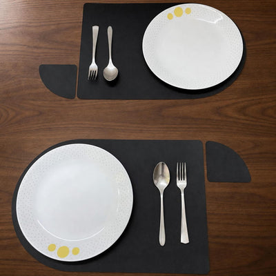 Double Sided Leather Table Mat & Coaster Set