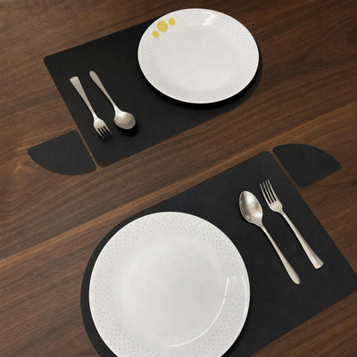 Double Sided Leather Table Mat & Coaster Set