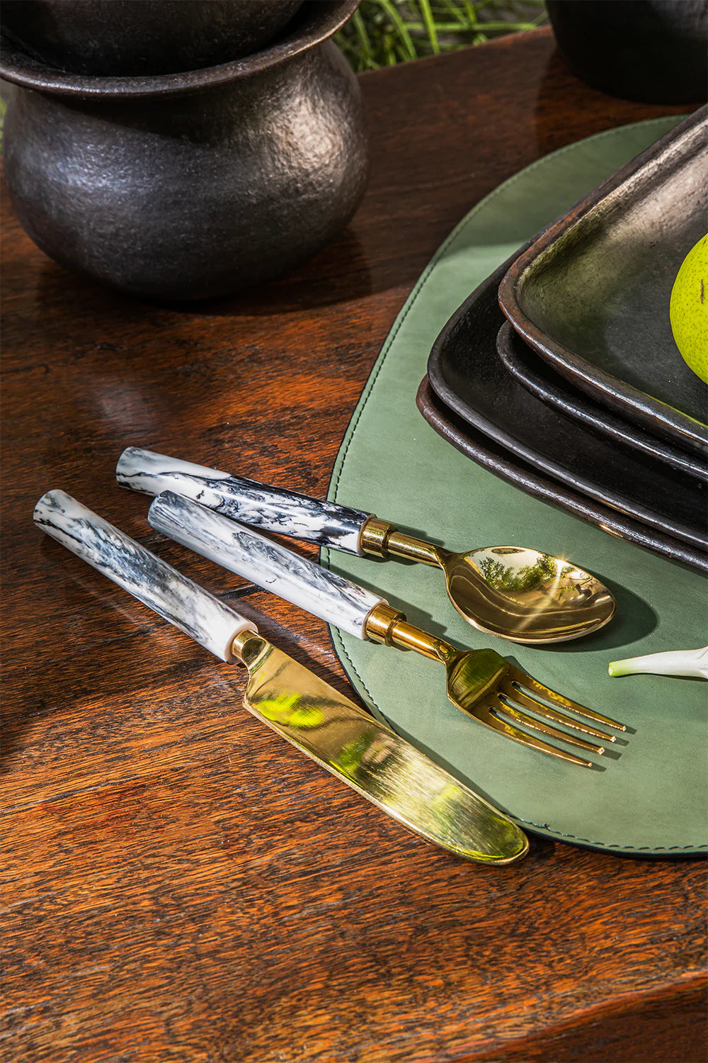 Soul Marble Cutlery Set - Set of 4