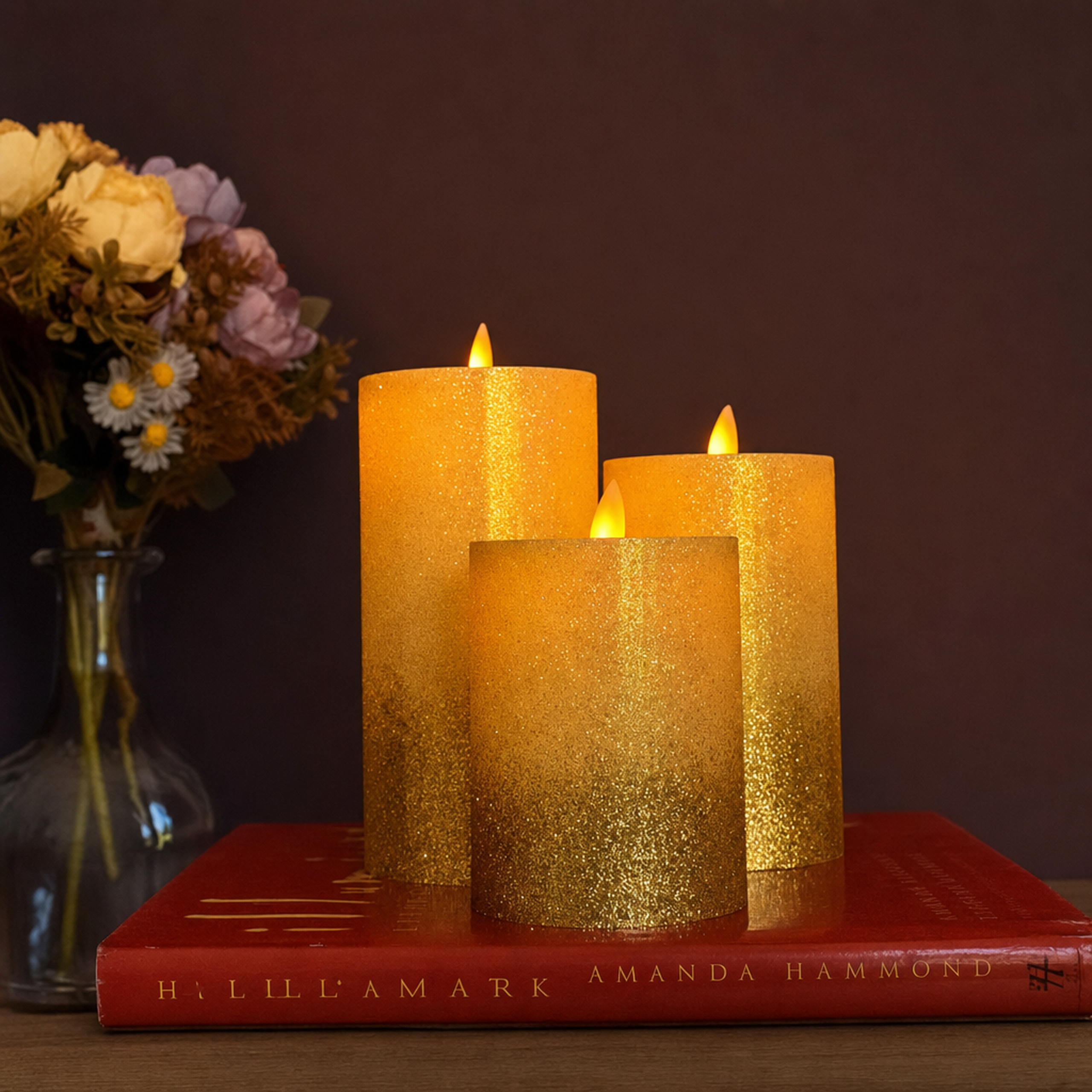 Glitter LED Candle