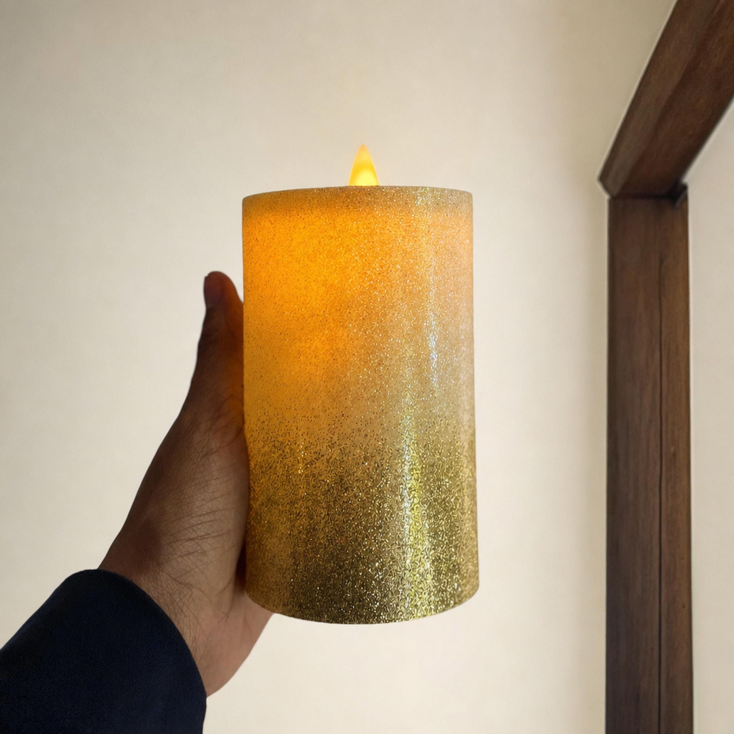 Glitter LED Candle