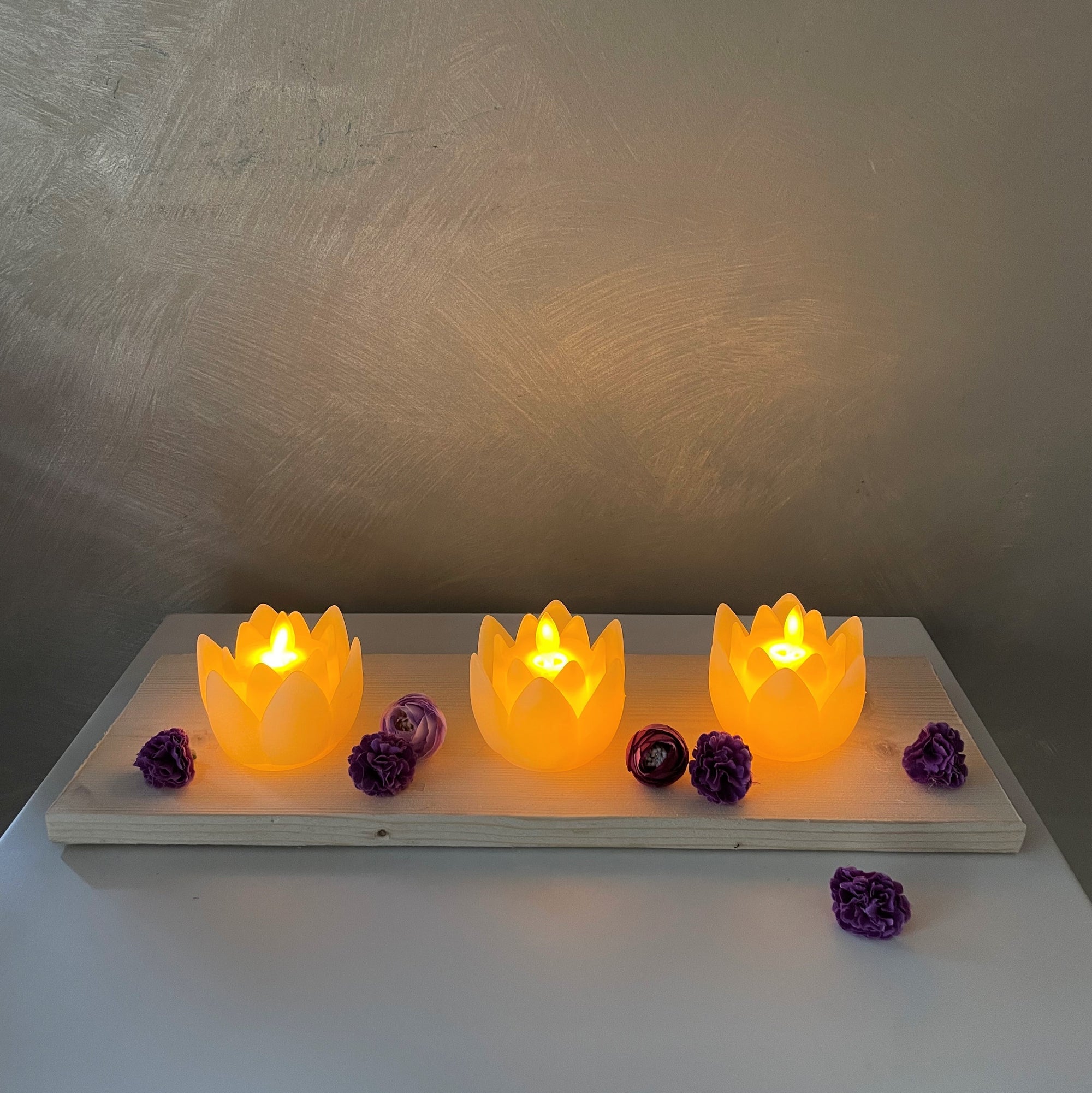 LED Lotus Candles