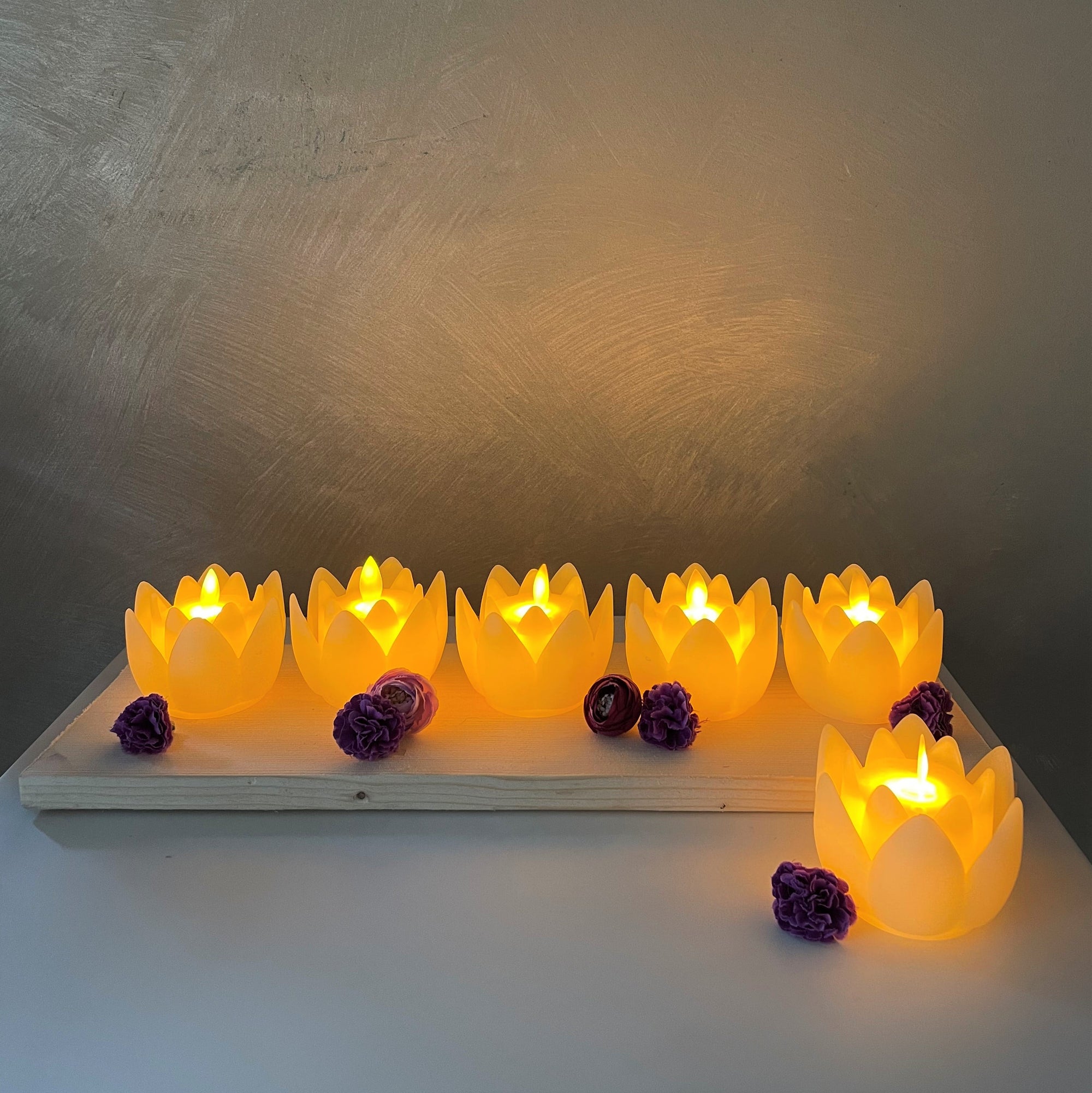 LED Lotus Candles