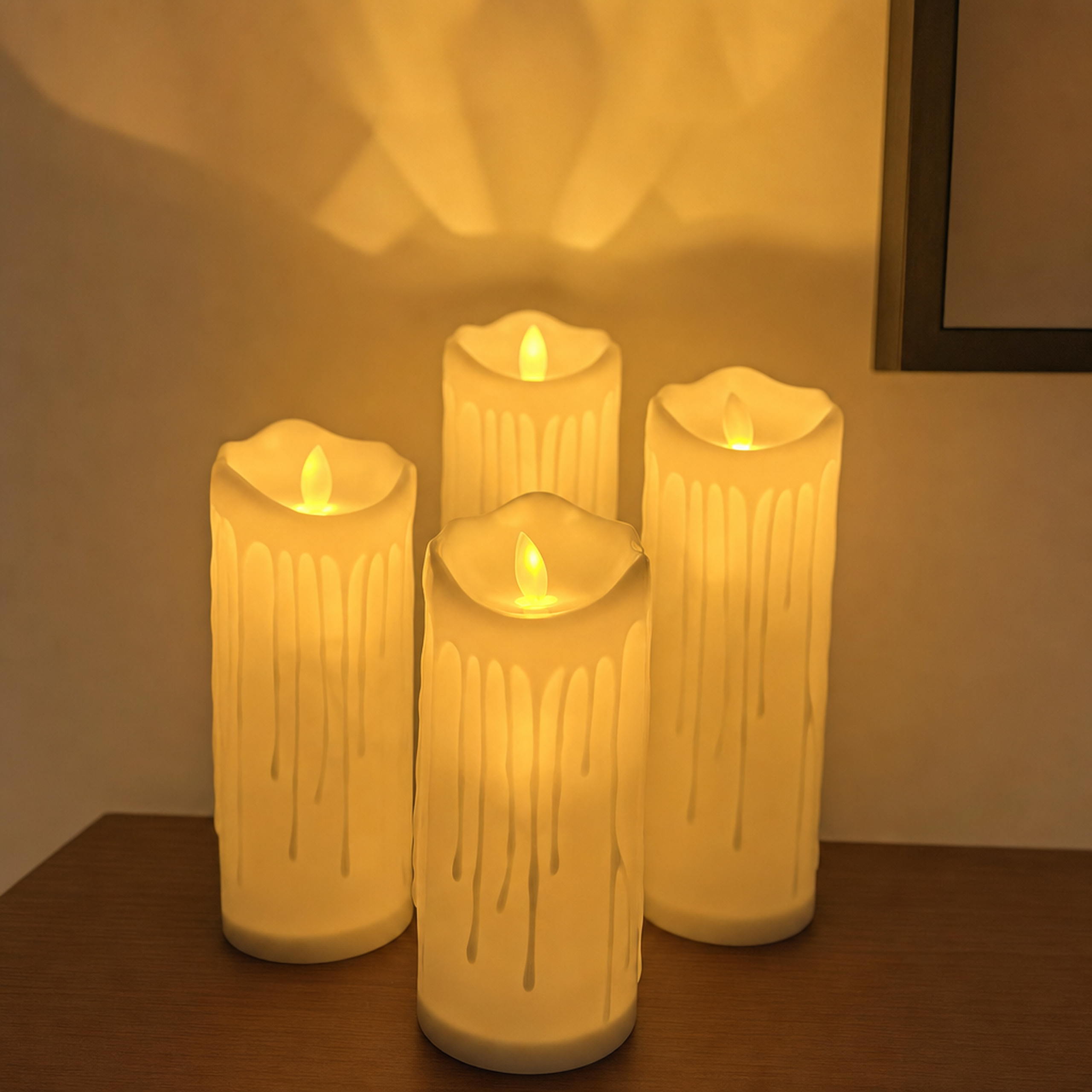 LED Como Pillar Candles