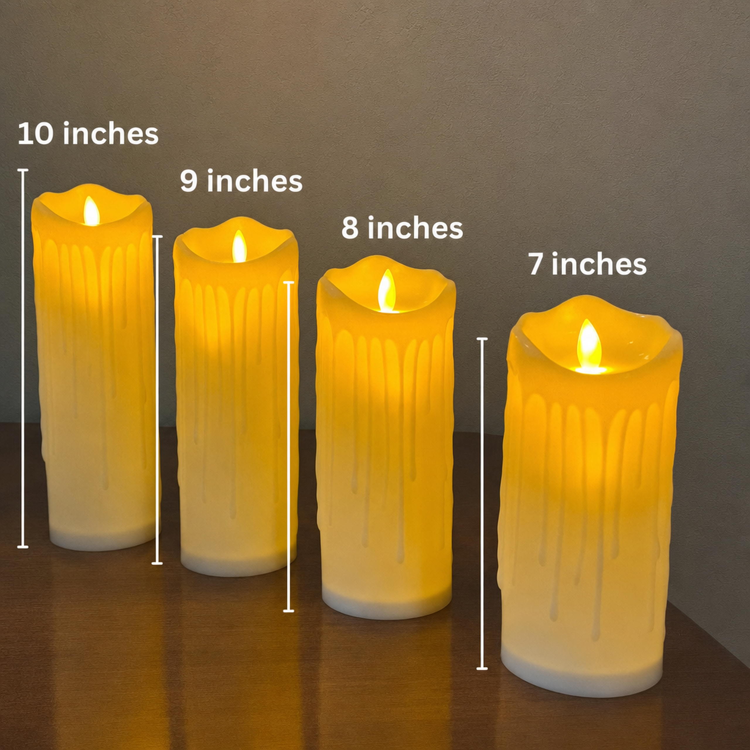 LED Como Pillar Candles