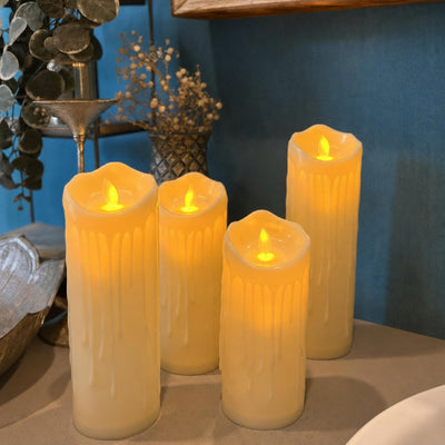 LED Como Pillar Candles
