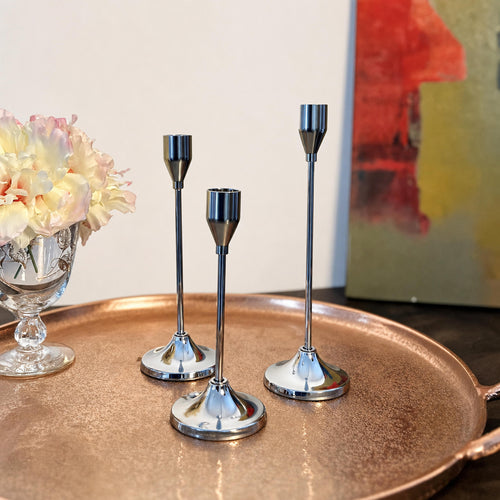 Metal Candle Holder Set of 3