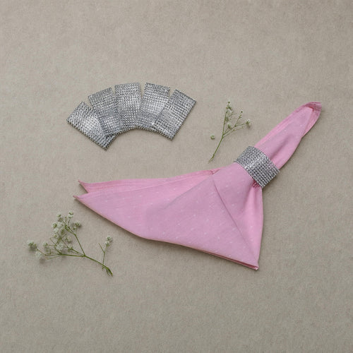 Silver Napkin Tie Ups