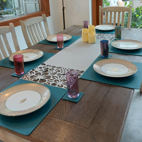 Aster Table Mat, Coaster & Runner Set