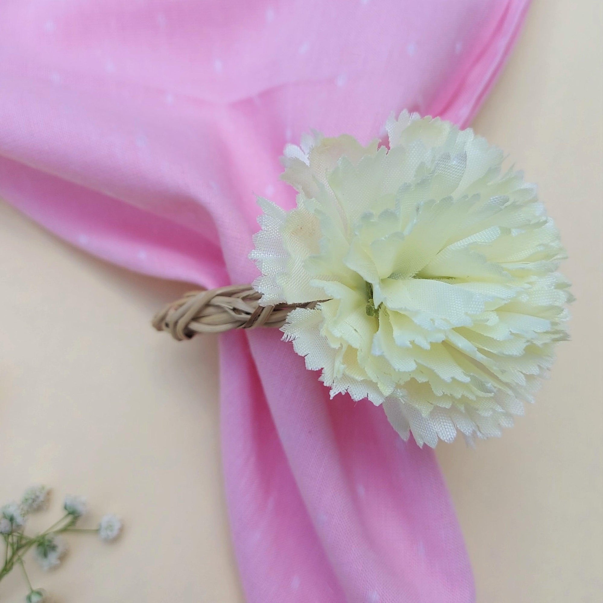 Silk Flower Ring - Etsy
