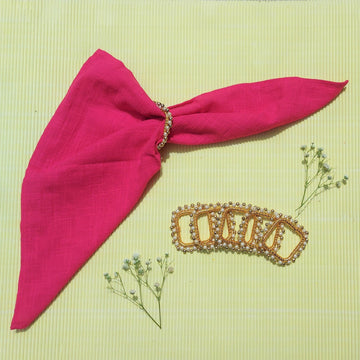 Golden Napkin Rings