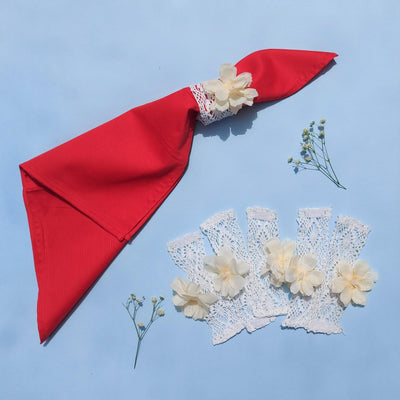 Lace Napkin Tie Ups