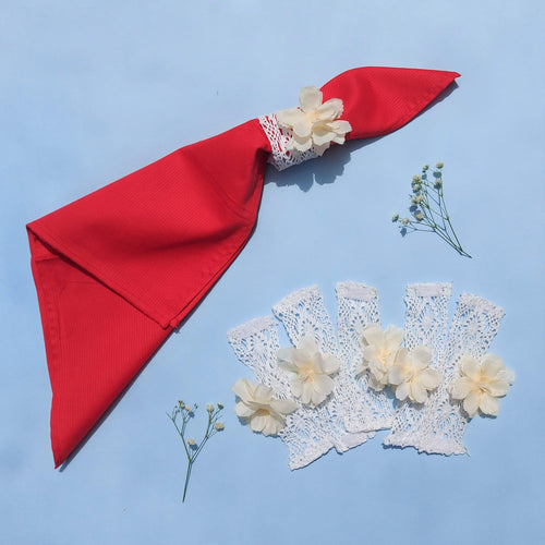 Lace Napkin Tie Ups