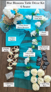 Blossoms Table Decor Kit - Floral Art by Nandini (A unit of R S creations and designs)