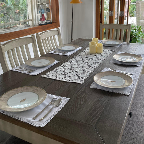 Lace Table Mat & Runner Set