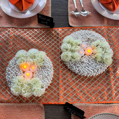 Layla Table Decor Kit - Floral Art by Nandini (A unit of R S creations and designs)
