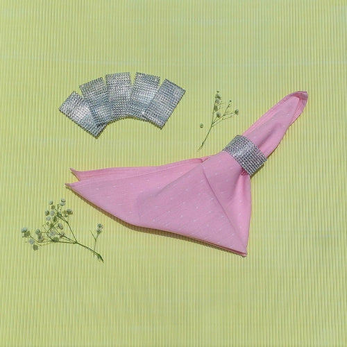 Silver Napkin Tie Ups